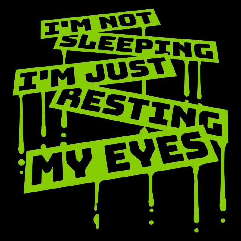im not sleeping Quote