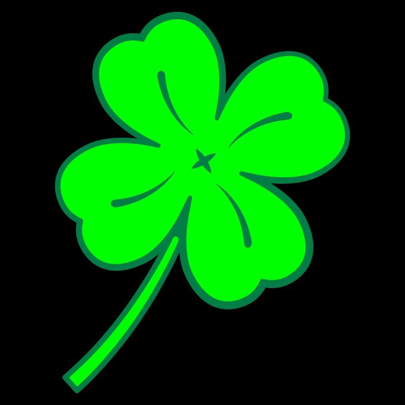 Four-leaf clover to design yourself