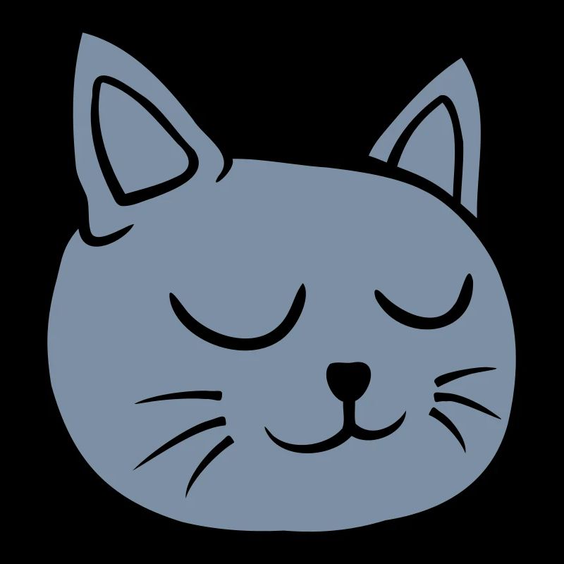 Les yeux fermés chat endormi
