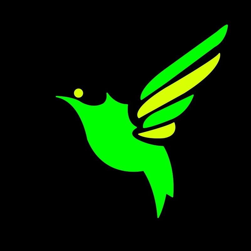 kolibri vogel silhouette