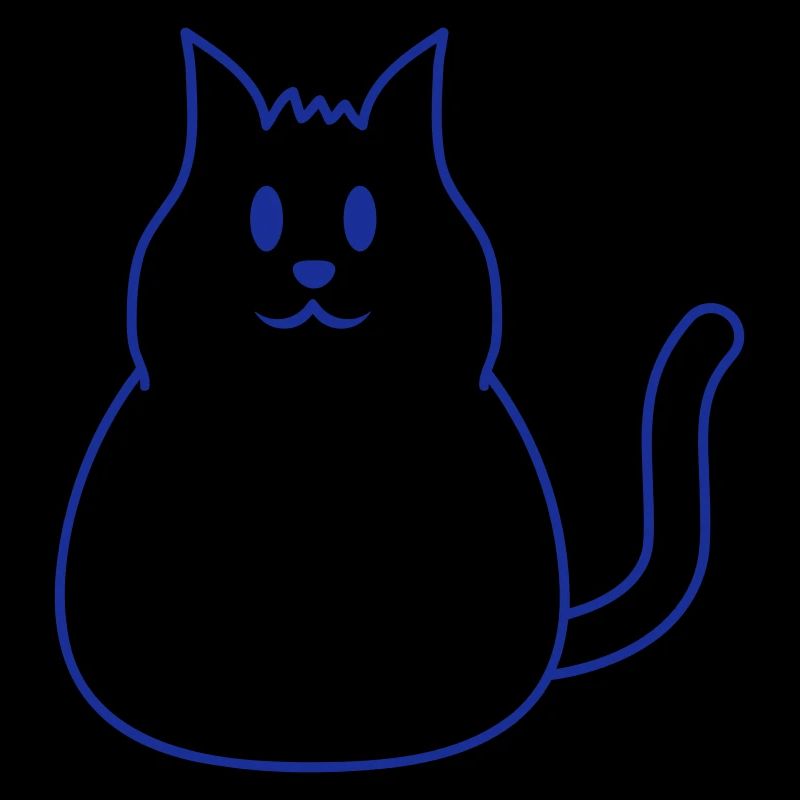 Fat Cat Looking Nice Happy Happy Smiling
