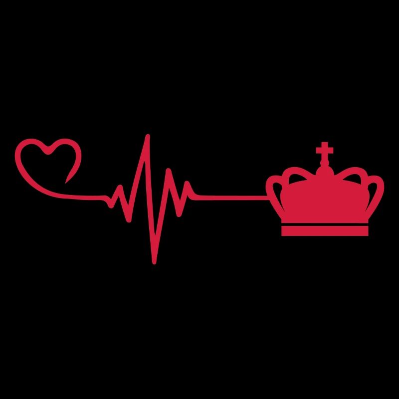 Crown Pulse Heart Symbol