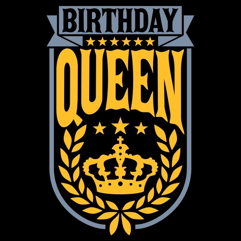 Mama Birthday Queen Logo