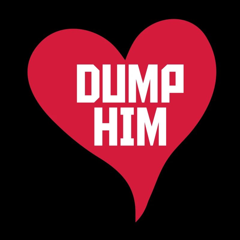 dump him Zitat Logo