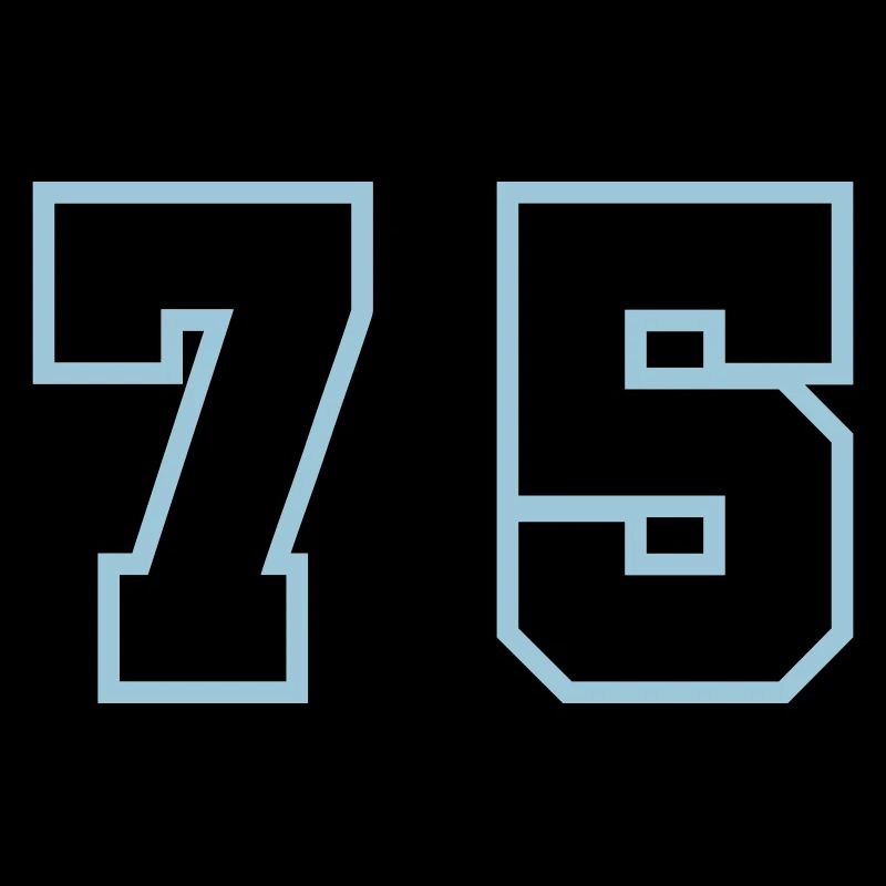 75 Symbole numérique