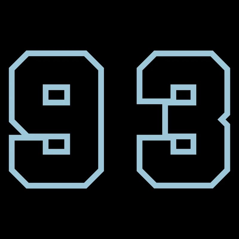 93 Symbole numérique