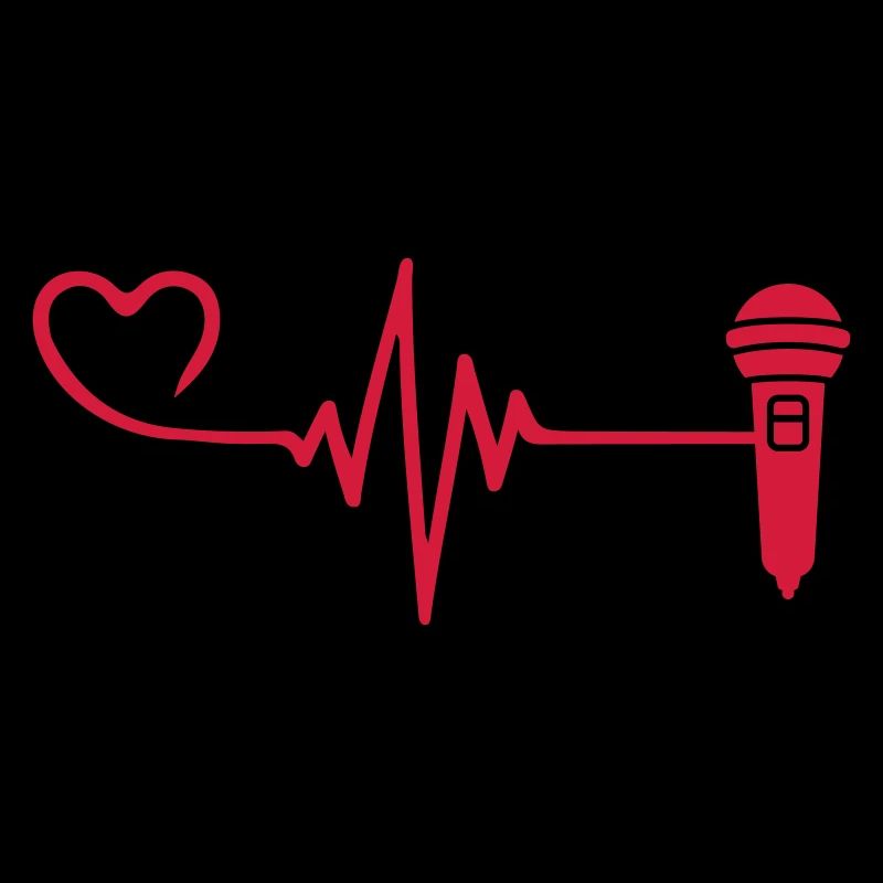 Mikrofon Puls Herz Liebe
