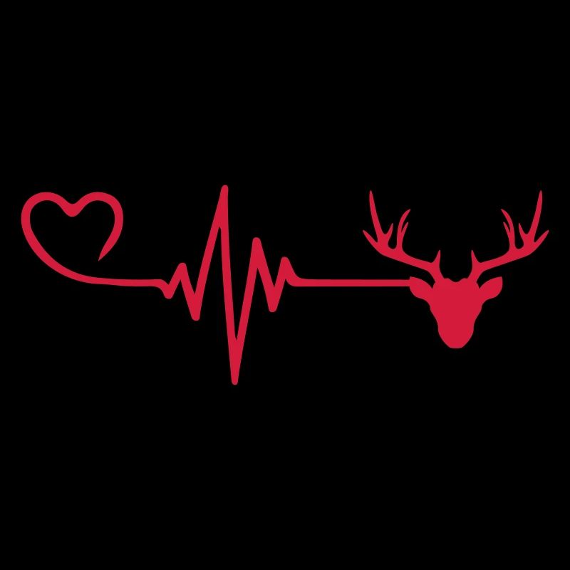 Reh Hirsch Puls Herz Liebe