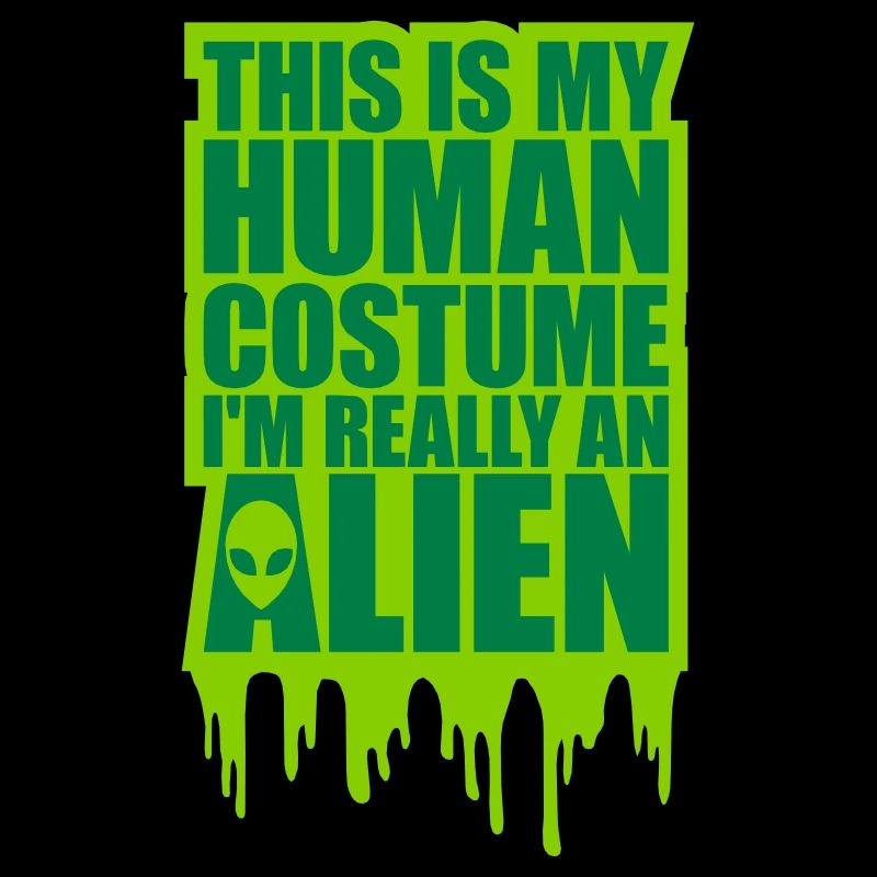 human costume alien quote