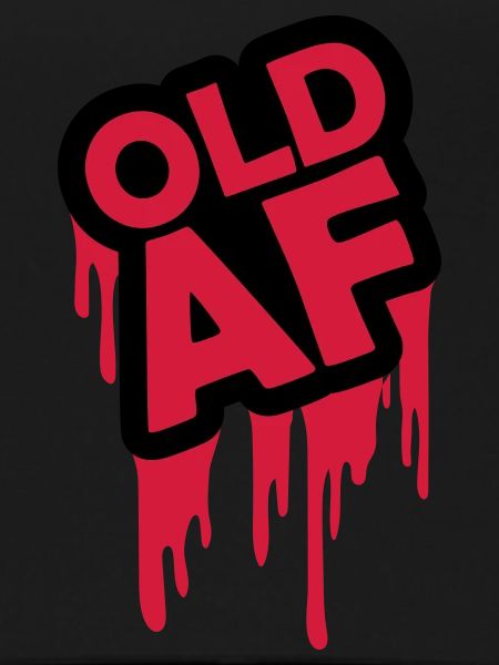 old AF Text Logo
