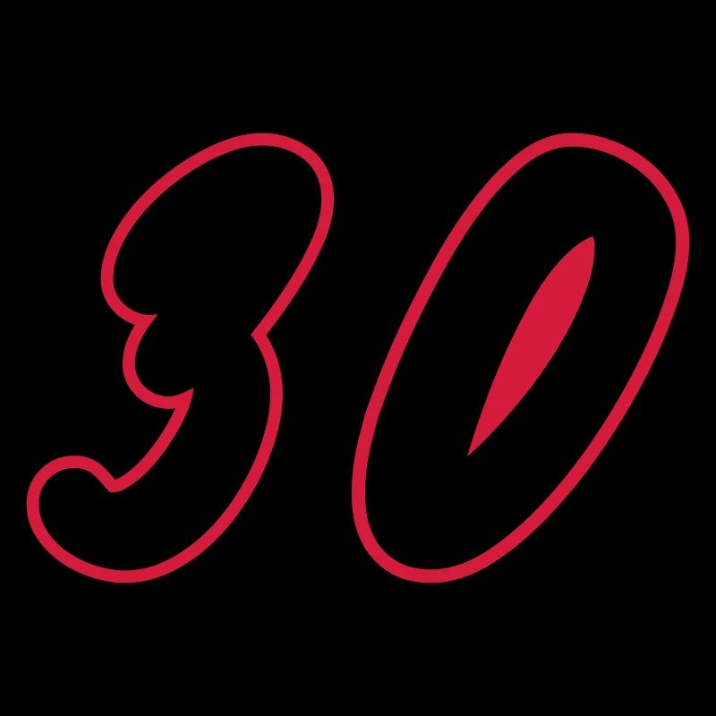 30 Zahl symbol