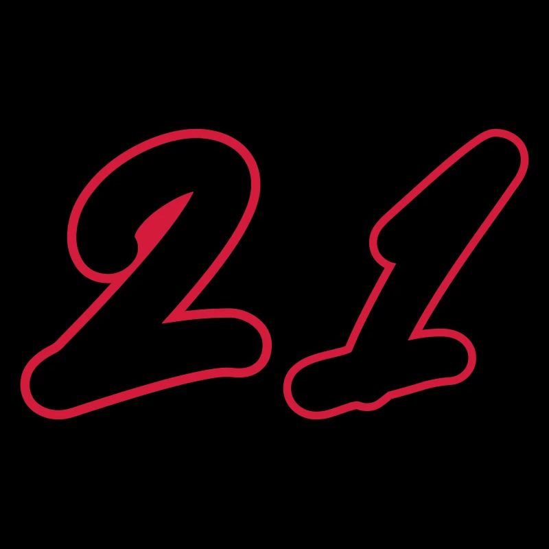 21 Zahl symbol