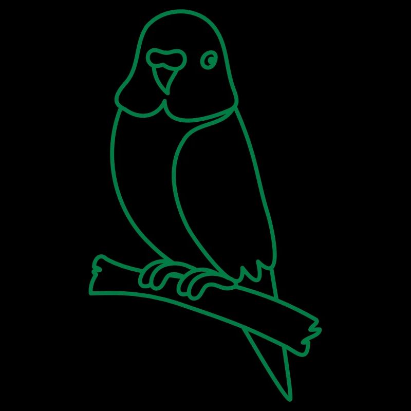sitting budgie
