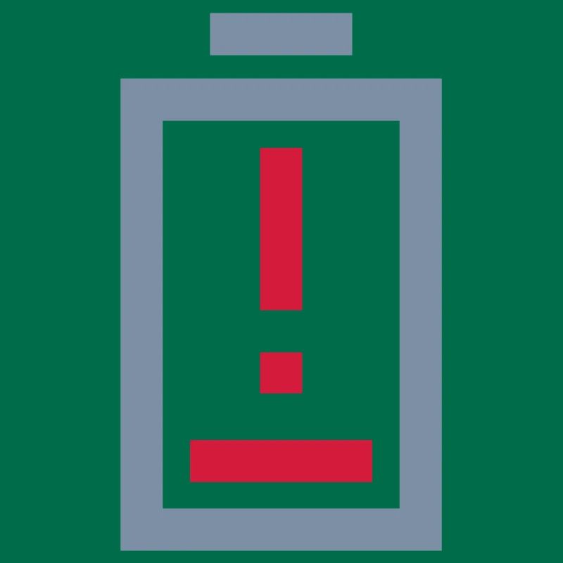 Point d’exclamation batterie pas d’alimentation
