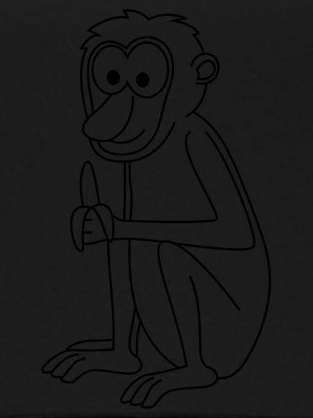 Monkey comic animal