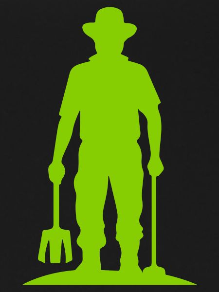 Farmer Silhouette