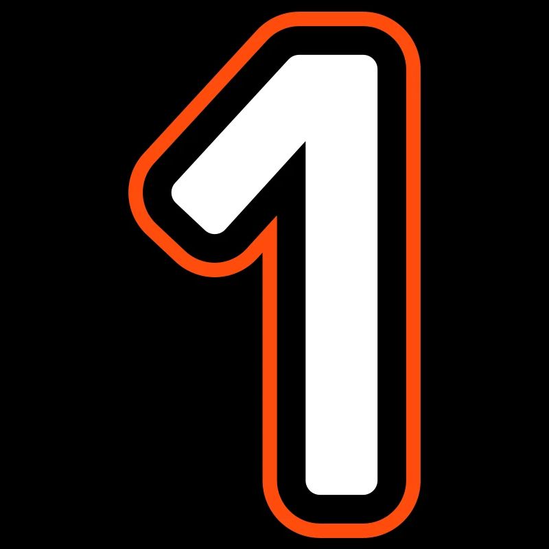 1 Zahl symbol
