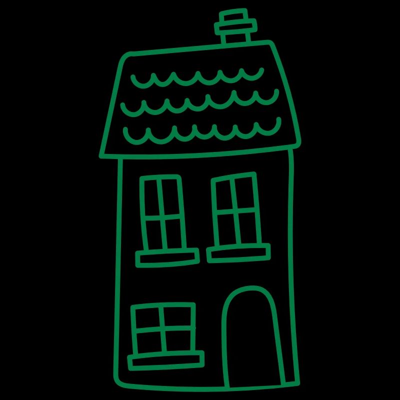 Grande maison irrégulière mignonne