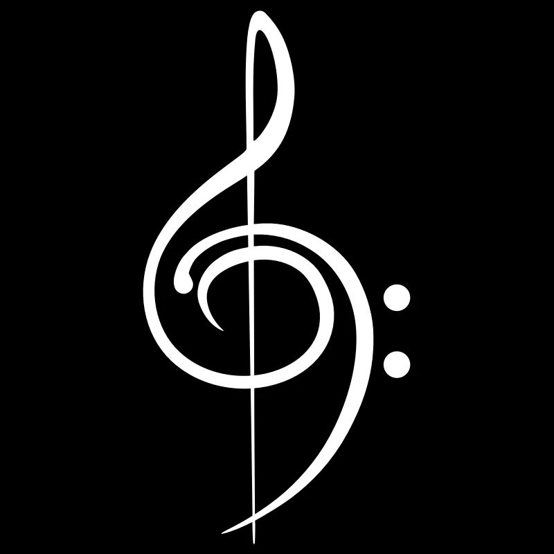 Clé de musique note mélodie note de musique basse