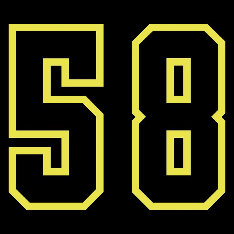 58 Number Jersey