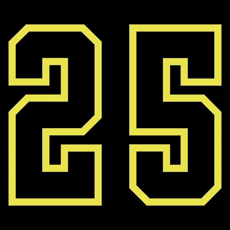 25 Number Jersey