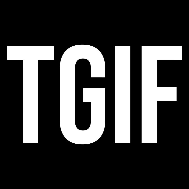 TGIF Lettering Gift