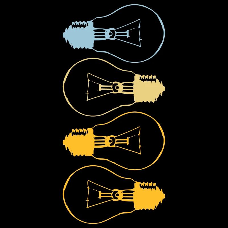 Idea Light Bulb Light Brain Lamp Thinking Vector