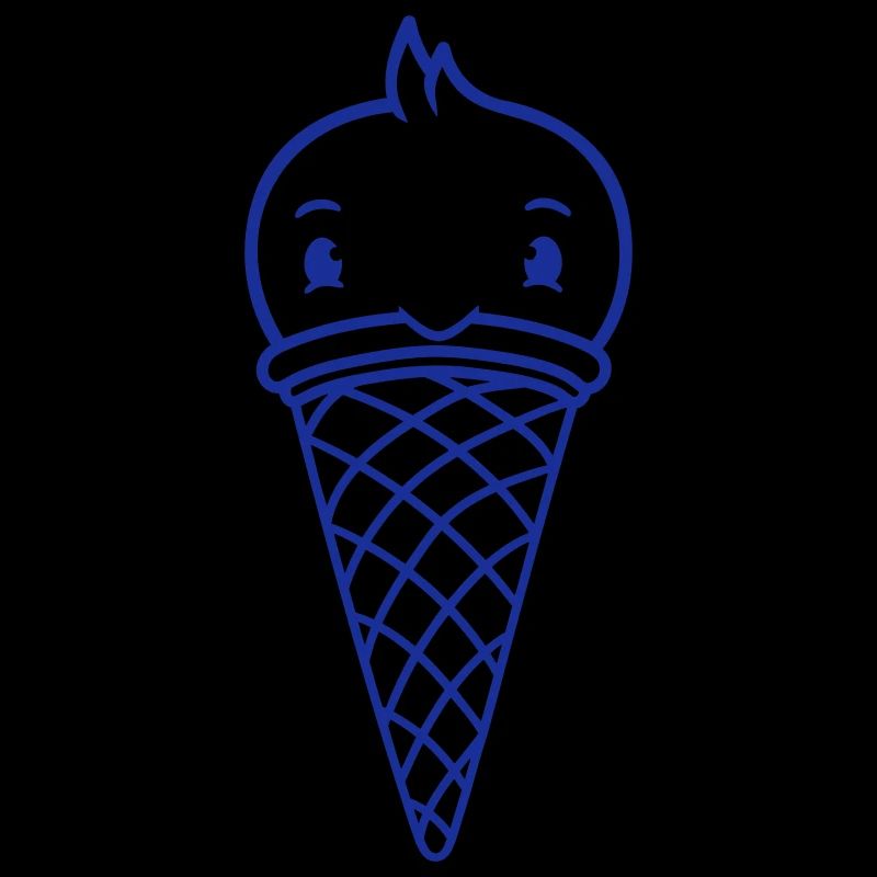 Bird Cream Waffle Cream Scoops Cornet de crème glacée