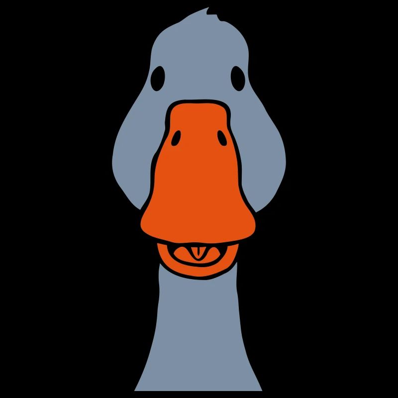 Tête d’oie de face