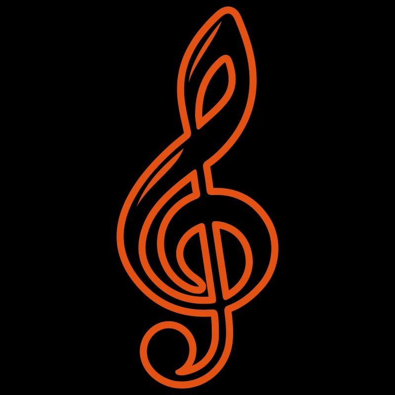 Musical Notes Symbol Clef