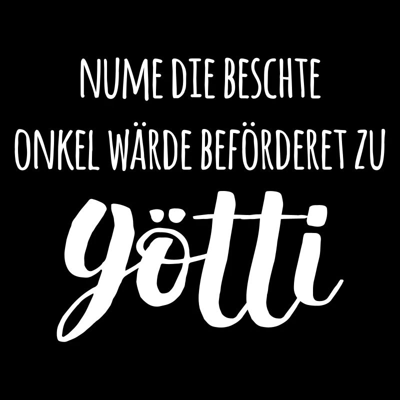 Schweizerdeutsch Bester Onkel wird Patenonkel