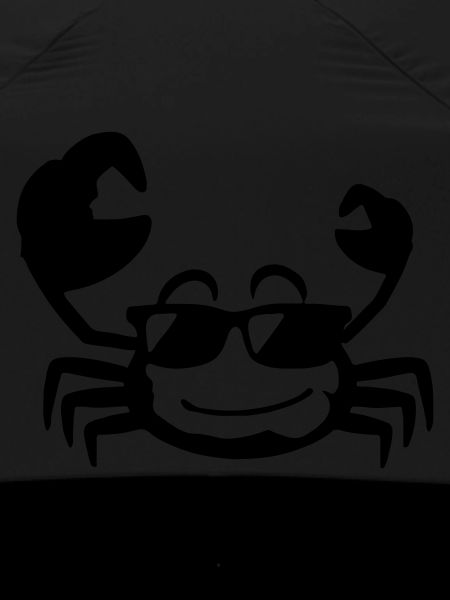 Crab crab with sunglasses
