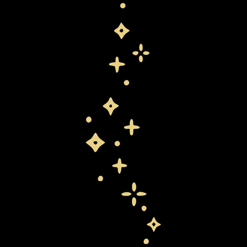 Glitzersterne Linie