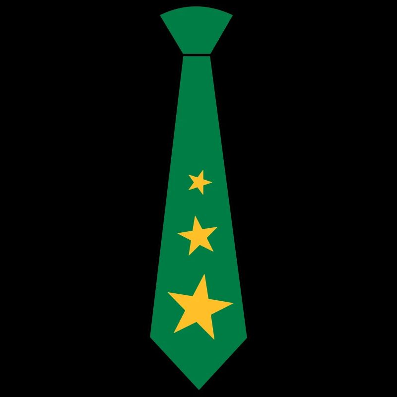 Cravate avec des étoiles