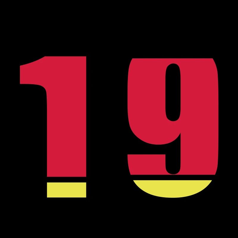 19 Numéro Allemagne Jersey