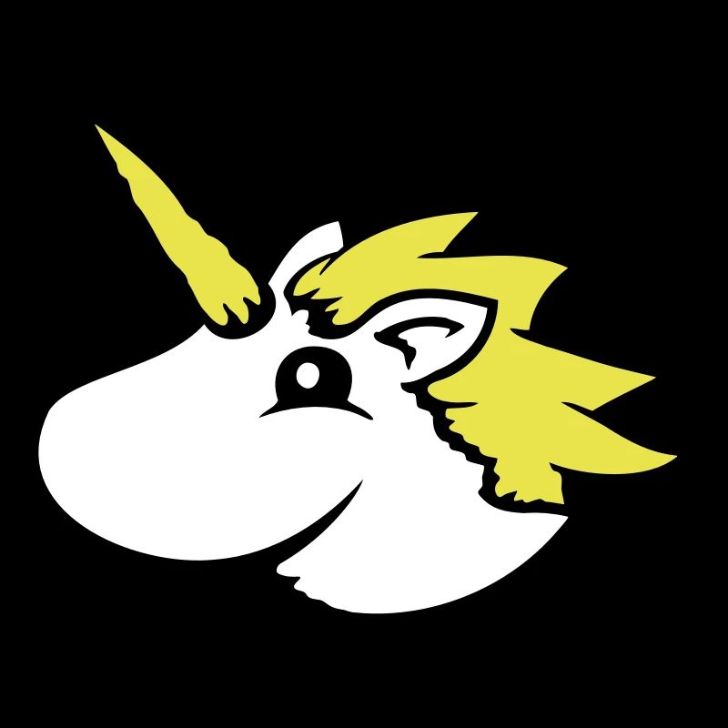 Unicorn Hole Page Funny Cute Comic Cartoon