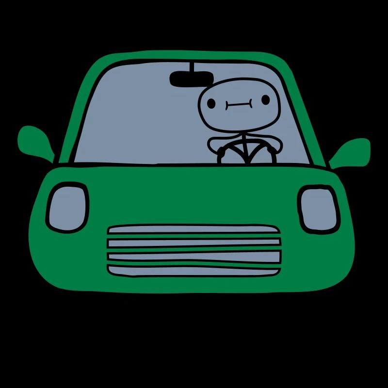 Driver Comic Car