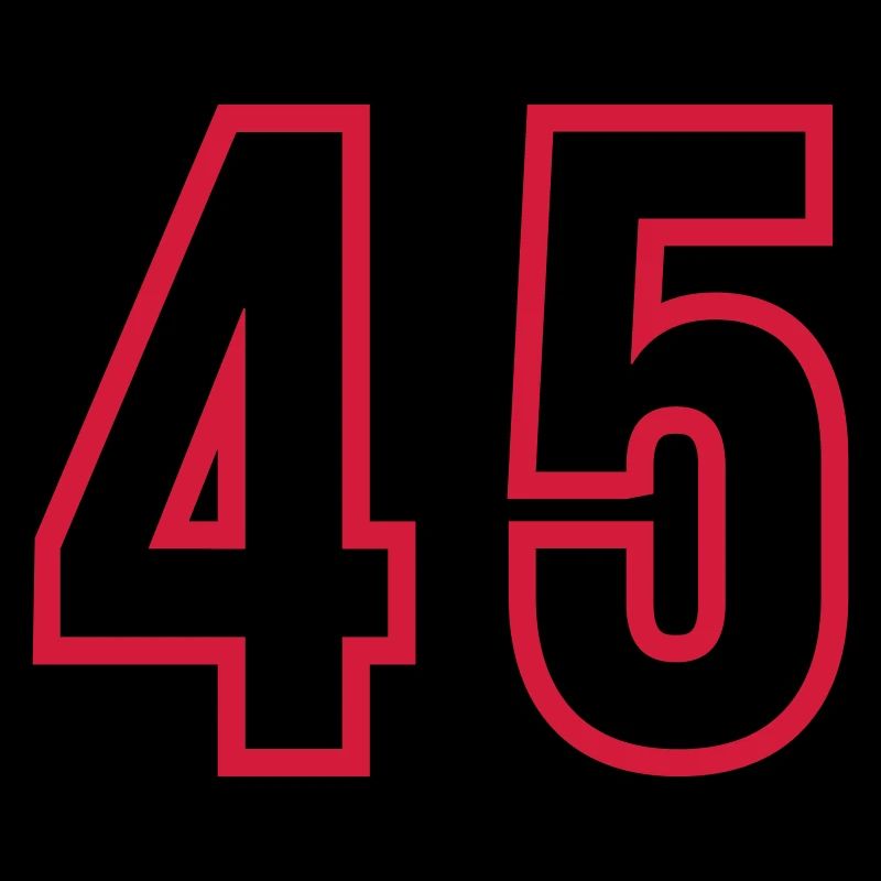 Maillot 45 Années Numéros