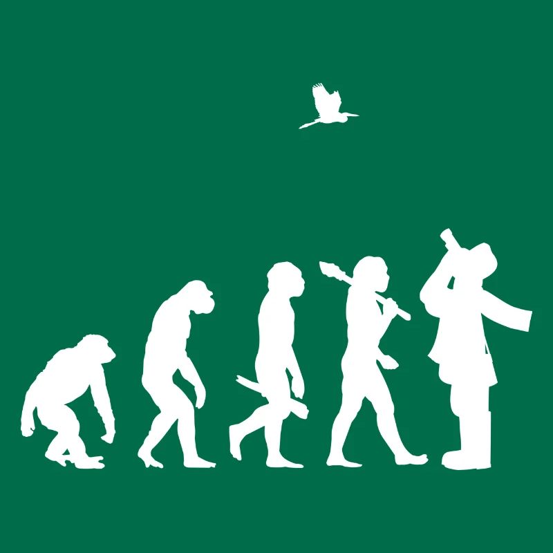 evolution birdwatcher ornithology gift i