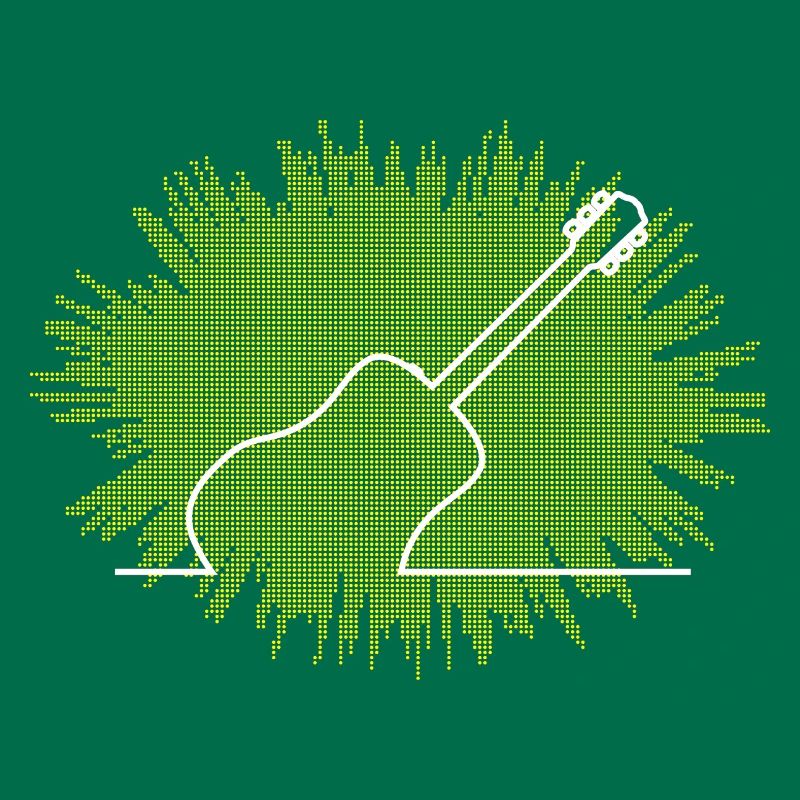 Acoustic Guitar Abstract Explosion