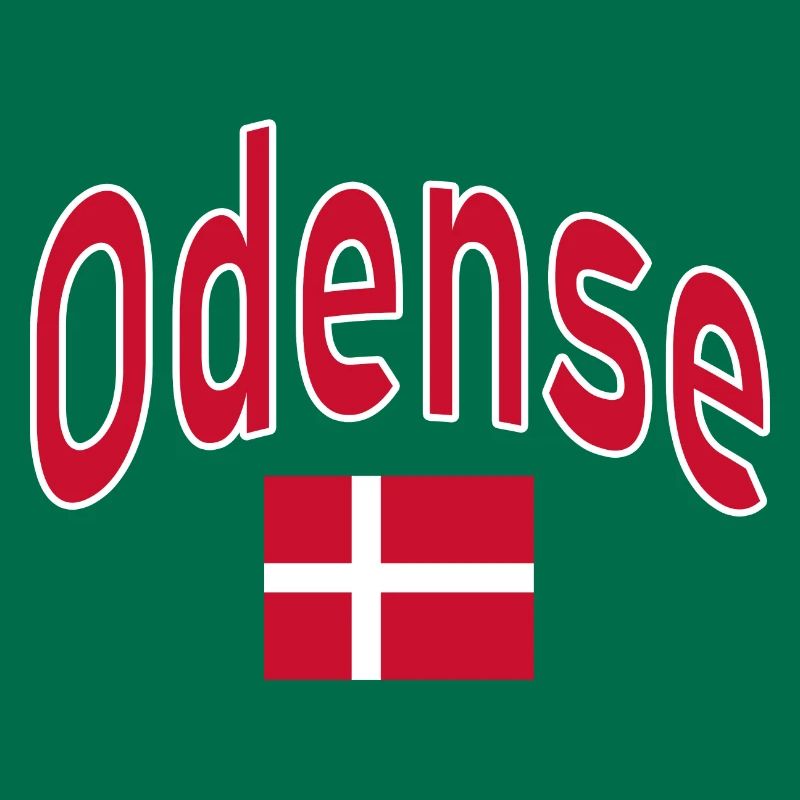 Drapeau d’Odense Danemark