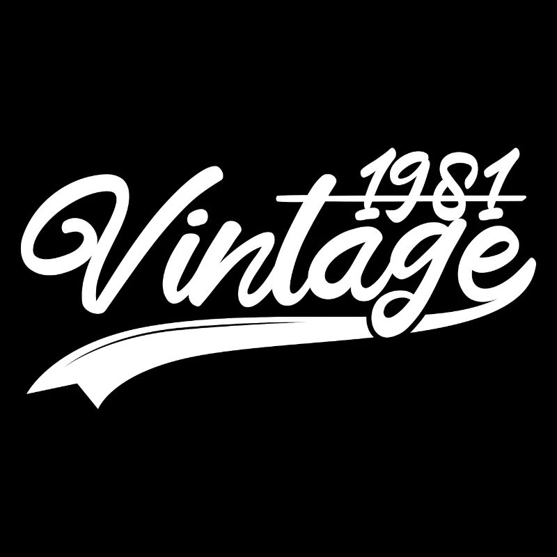 Millésime 1981 Cadeau d’anniversaire 1981