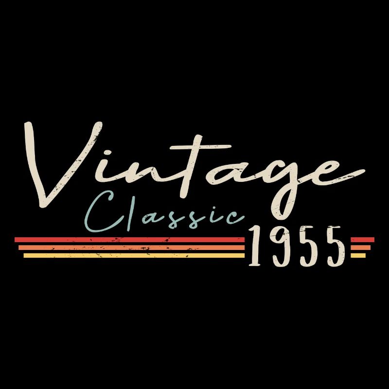 Vintage Original since 1955 Birthday Retro 1955