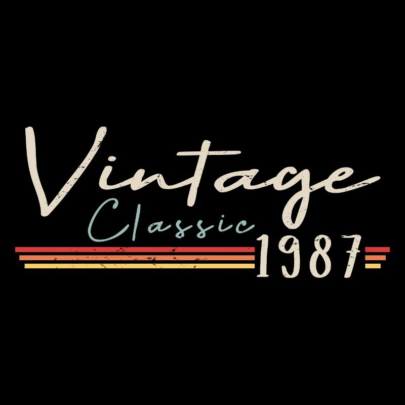 Vintage Original since 1987 Geburtstag Retro 1987