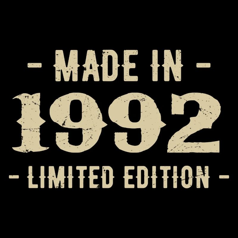 Vintage 1992 Édition Limitée Cadeau 1992