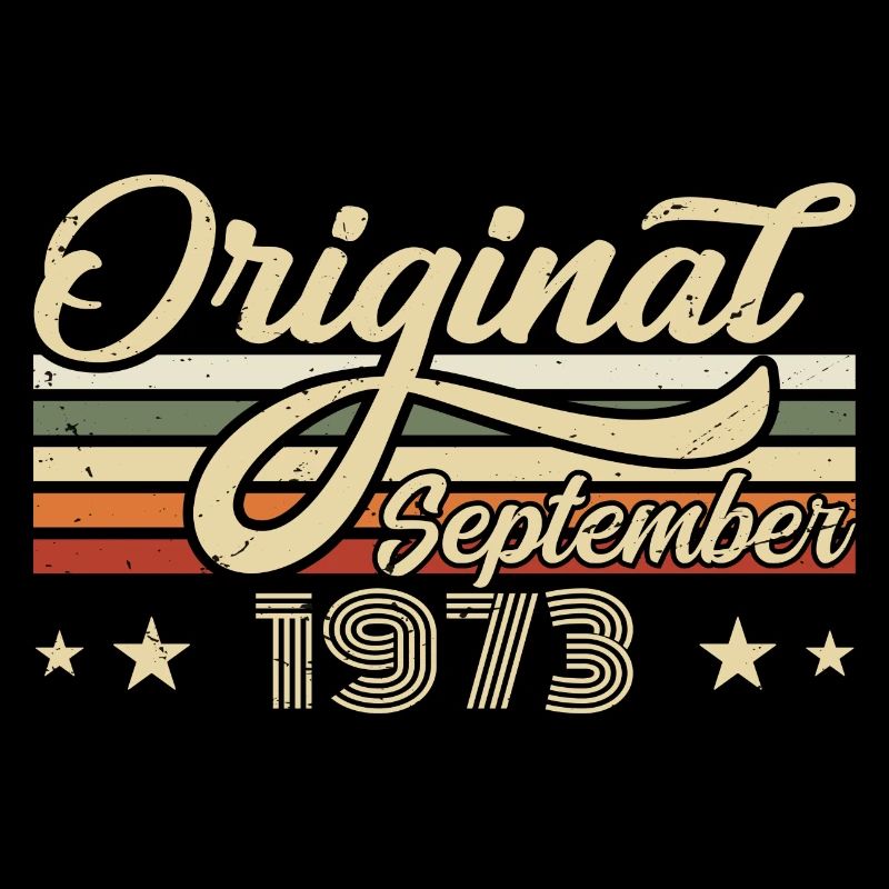 1973 Septembre Naissance Anniversaire Année de naissance 1973