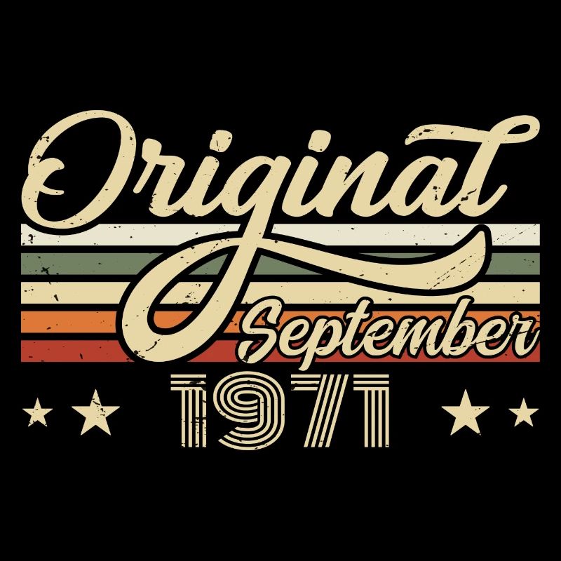 1971 Septembre Anniversaire de naissance Année de naissance 1971