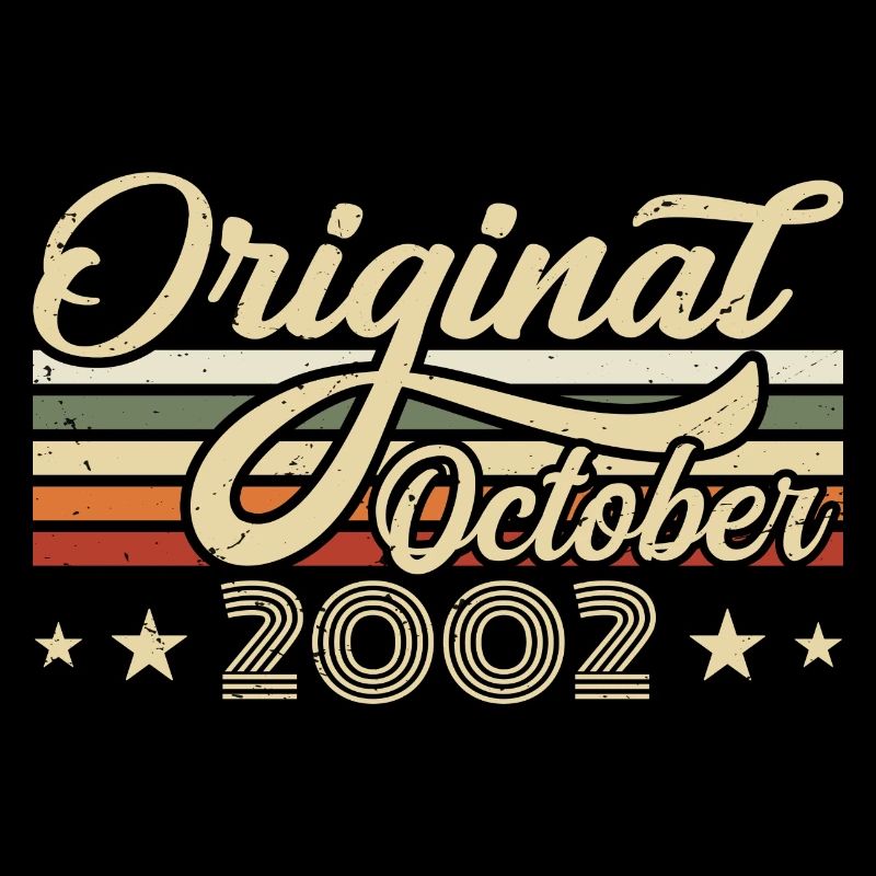 October 2002 Birthday in October - October 2002