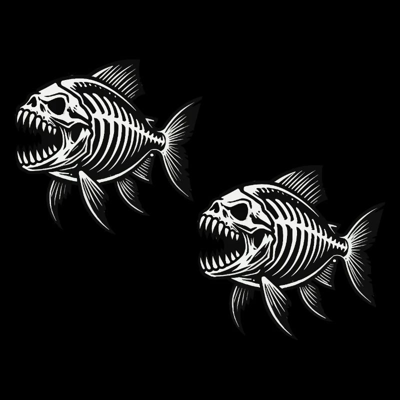 Squelette Piranha 2