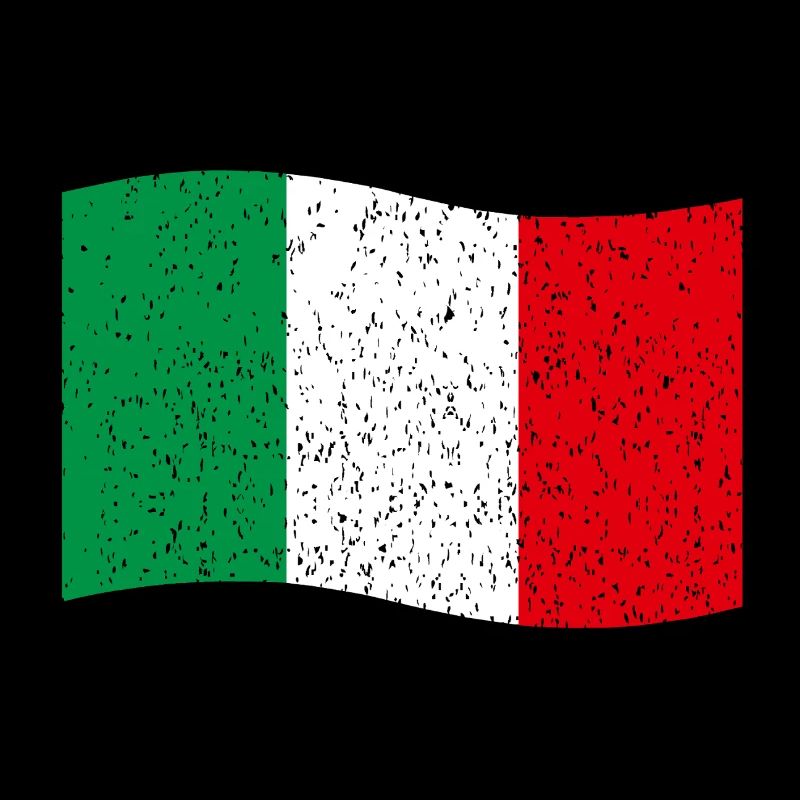 drapeau italien vintage